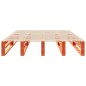 vidaXL Letto senza Materasso Marrone Cera 140x190 cm in Legno di Pino