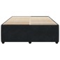 vidaXL Giroletto senza Materasso Nero 140x190 cm in Velluto vidaXL Giroletto senza Materasso Nero 140x190 cm in Velluto