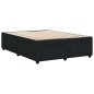 vidaXL Giroletto senza Materasso Nero 140x190 cm in Velluto vidaXL Giroletto senza Materasso Nero 140x190 cm in Velluto