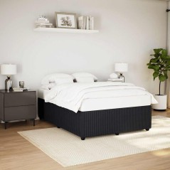 vidaXL Giroletto senza Materasso Nero 160x200 cm in Velluto