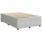 vidaXL Giroletto senza Materasso Grigio Chiaro 120x190 cm Velluto vidaXL Giroletto senza Materasso Grigio Chiaro 120x190 cm Velluto
