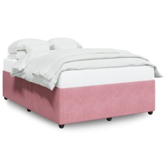 vidaXL Giroletto Rosa 140x200 cm in Velluto