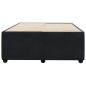 vidaXL Giroletto senza Materasso Nero 120x190 cm Velluto vidaXL Giroletto senza Materasso Nero 120x190 cm Velluto