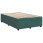 vidaXL Giroletto senza Materasso Verde Scuro 120x200 cm in Velluto vidaXL Giroletto senza Materasso Verde Scuro 120x200 cm in Velluto