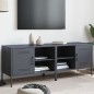 vidaXL Mobili TV 2pz Antracite 68x39x50,5 cm in Acciaio vidaXL Mobili TV 2pz Antracite 68x39x50,5 cm in Acciaio