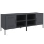 vidaXL Mobili TV 2pz Antracite 68x39x50,5 cm in Acciaio vidaXL Mobili TV 2pz Antracite 68x39x50,5 cm in Acciaio