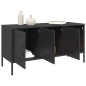 vidaXL Mobile TV Nero 100,5x39x50,5 cm in Acciaio vidaXL Mobile TV Nero 100,5x39x50,5 cm in Acciaio