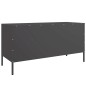 vidaXL Mobile TV Nero 100,5x39x50,5 cm in Acciaio vidaXL Mobile TV Nero 100,5x39x50,5 cm in Acciaio