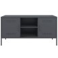 vidaXL Mobile TV Antracite 100,5x39x50,5 cm in Acciaio vidaXL Mobile TV Antracite 100,5x39x50,5 cm in Acciaio