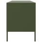 vidaXL Mobile TV Verde Oliva 100,5x39x50,5 cm in Acciaio vidaXL Mobile TV Verde Oliva 100,5x39x50,5 cm in Acciaio