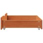 vidaXL Cassettoni per Letto 2pz Marrone Cera 75x55x16 cm Legno di Pino vidaXL Cassettoni per Letto 2pz Marrone Cera 75x55x16 cm Legno di Pino