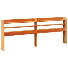 vidaXL Testiera con Ripiani Marrone Cera 180 cm Legno Massello di Pino