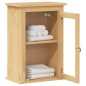 vidaXL Mobile Bagno a Parete Corona 45x27x64,5cm Legno Massello Pino vidaXL Mobile Bagno a Parete Corona 45x27x64,5cm Legno Massello Pino