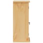 vidaXL Mobile Bagno a Parete Corona 45x27x64,5cm Legno Massello Pino vidaXL Mobile Bagno a Parete Corona 45x27x64,5cm Legno Massello Pino