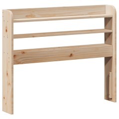 vidaXL Testiera con Ripiani 90 cm in Legno Massello di Pino