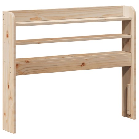 vidaXL Testiera con Ripiani 90 cm in Legno Massello di Pino