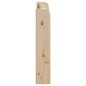 vidaXL Testiera con Ripiani 90 cm in Legno Massello di Pino vidaXL Testiera con Ripiani 90 cm in Legno Massello di Pino