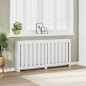 vidaXL Copertura Termosifone Bianca 175x20x82 cm in Legno Multistrato vidaXL Copertura Termosifone Bianca 175x20x82 cm in Legno Multistrato