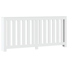 vidaXL Copertura Termosifone Bianca 175x20x82 cm in Legno Multistrato
