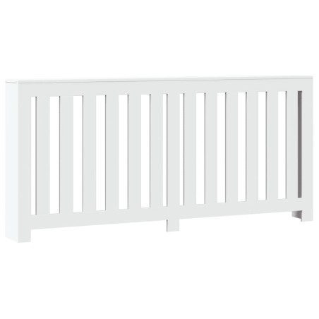vidaXL Copertura Termosifone Bianca 175x20x82 cm in Legno Multistrato