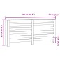 vidaXL Copertura Termosifone Grigio Cemento 175x20x82cm in Multistrato vidaXL Copertura Termosifone Grigio Cemento 175x20x82cm in Multistrato