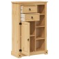 vidaXL Mobile da Bagno Corona 70x33x110 cm in Legno Massello di Pino vidaXL Mobile da Bagno Corona 70x33x110 cm in Legno Massello di Pino
