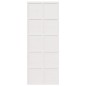 vidaXL Porta del Granaio Bianca 80x208 cm in Legno Massello di Pino vidaXL Porta del Granaio Bianca 80x208 cm in Legno Massello di Pino