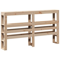 vidaXL Testiera con Ripiani 160 cm in Legno Massello di Pino