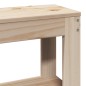 vidaXL Testiera con Ripiani 140 cm in Legno Massello di Pino vidaXL Testiera con Ripiani 140 cm in Legno Massello di Pino