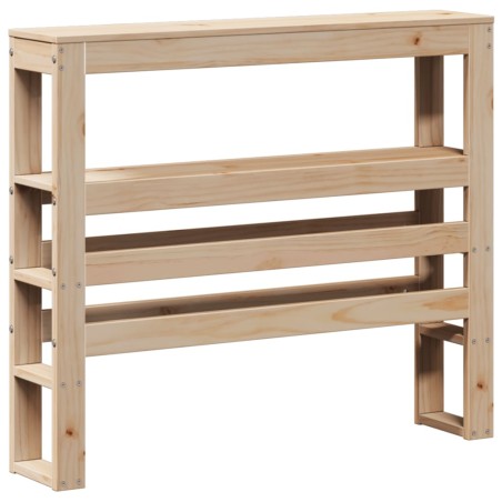 vidaXL Testiera con Ripiani 75 cm in Legno Massello di Pino