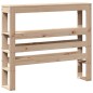 vidaXL Testiera con Ripiani 75 cm in Legno Massello di Pino vidaXL Testiera con Ripiani 75 cm in Legno Massello di Pino