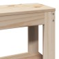 vidaXL Testiera con Ripiani 75 cm in Legno Massello di Pino vidaXL Testiera con Ripiani 75 cm in Legno Massello di Pino
