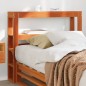 vidaXL Testiera con Ripiani Marrone Cera 75 cm Legno Massello di Pino vidaXL Testiera con Ripiani Marrone Cera 75 cm Legno Massello di Pino