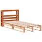 vidaXL Testiera con Ripiani Marrone Cera 75 cm Legno Massello di Pino vidaXL Testiera con Ripiani Marrone Cera 75 cm Legno Massello di Pino