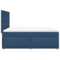 vidaXL Giroletto a Molle con Materasso Blu 140x200 cm in Tessuto vidaXL Giroletto a Molle con Materasso Blu 140x200 cm in Tessuto