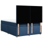 vidaXL Giroletto a Molle con Materasso Blu 140x200 cm in Tessuto vidaXL Giroletto a Molle con Materasso Blu 140x200 cm in Tessuto
