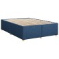 vidaXL Giroletto a Molle con Materasso Blu 140x200 cm in Tessuto vidaXL Giroletto a Molle con Materasso Blu 140x200 cm in Tessuto