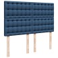 vidaXL Giroletto a Molle con Materasso Blu 140x200 cm in Tessuto vidaXL Giroletto a Molle con Materasso Blu 140x200 cm in Tessuto