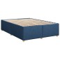 vidaXL Giroletto a Molle con Materasso Blu 140x200 cm in Tessuto vidaXL Giroletto a Molle con Materasso Blu 140x200 cm in Tessuto
