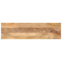 vidaXL Piano per Tavolo 100x20x3,8cm Rettangolare Legno Massello Mango