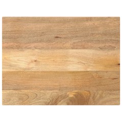 vidaXL Piano per Tavolo 80x70x3,8 cm Rettangolare Legno Massello Mango