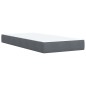 vidaXL Giroletto a Molle con Materasso Grigio Scuro 100x200 cm Velluto vidaXL Giroletto a Molle con Materasso Grigio Scuro 100x200 cm Velluto