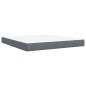 vidaXL Giroletto a Molle con Materasso Grigio Scuro 180x200 cm Velluto