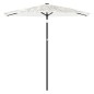 vidaXL Ombrellone Giardino con Palo in Acciaio Bianco 268x268x226 cm vidaXL Ombrellone Giardino con Palo in Acciaio Bianco 268x268x226 cm