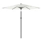 vidaXL Ombrellone Giardino con Palo in Acciaio Bianco 268x268x226 cm vidaXL Ombrellone Giardino con Palo in Acciaio Bianco 268x268x226 cm