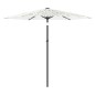 vidaXL Ombrellone Giardino con Palo in Acciaio Bianco 268x268x226 cm vidaXL Ombrellone Giardino con Palo in Acciaio Bianco 268x268x226 cm