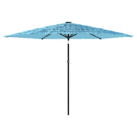 vidaXL Ombrellone Giardino con Palo in Acciaio Blu 288x288x225 cm