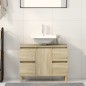 vidaXL Mobile Lavabo Rovere Sonoma 80x33x60 cm in Legno Multistrato vidaXL Mobile Lavabo Rovere Sonoma 80x33x60 cm in Legno Multistrato
