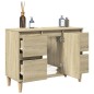 vidaXL Mobile Lavabo Rovere Sonoma 80x33x60 cm in Legno Multistrato vidaXL Mobile Lavabo Rovere Sonoma 80x33x60 cm in Legno Multistrato