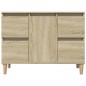 vidaXL Mobile Lavabo Rovere Sonoma 80x33x60 cm in Legno Multistrato vidaXL Mobile Lavabo Rovere Sonoma 80x33x60 cm in Legno Multistrato